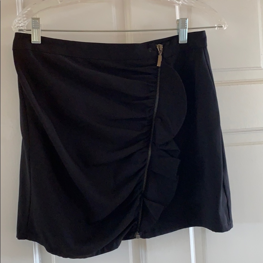 Black Zara Basic mini skirt